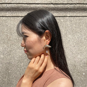 Kawasemi Asymmetrical Earrings