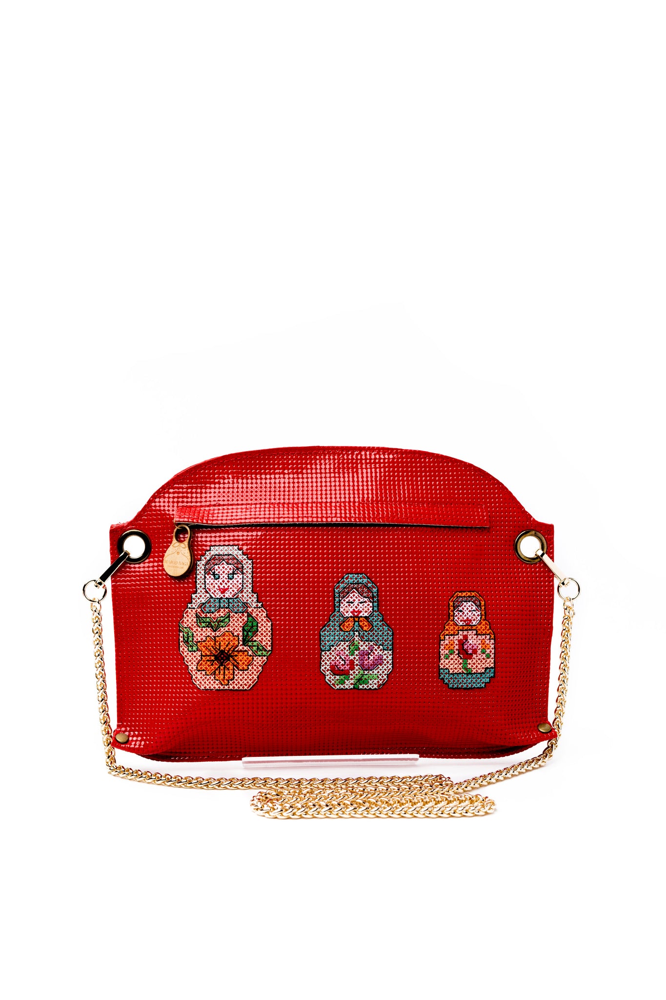 Yuliya in Red Shoulder Bag